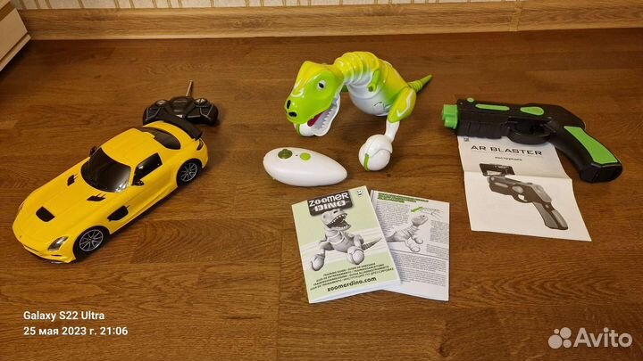 Машинка на радиоуправлении, динозавр Zoomer Dino