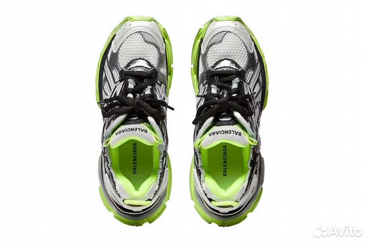 Кроссовки Balenciaga runner зеленые