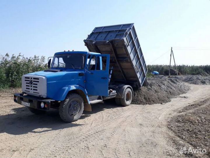 Песок,пгс,щебень,отсев а/м ЗИЛ