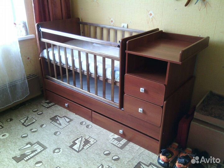 Кровать детская+матрас