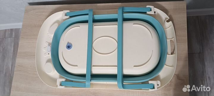 Ванночка для купания складная с термометром