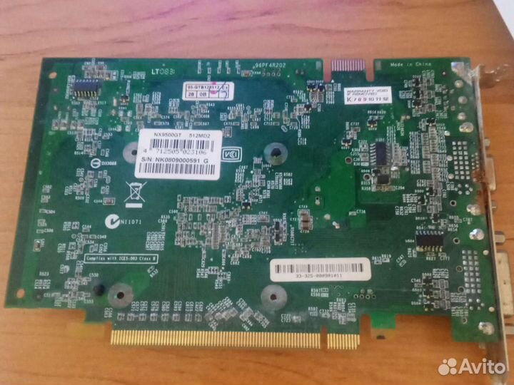 Видеокарта nx 9500gt