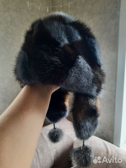 Шапка натуральная норка