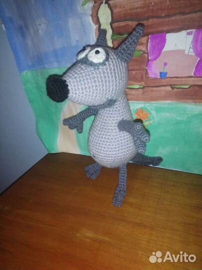 Волк из мультика