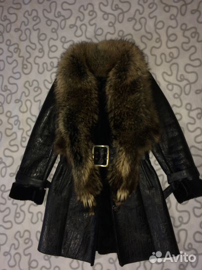 Дубленка кожаная женская