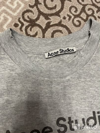 Футболка Acne Studios серая