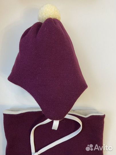 Комплект шапка и снуд