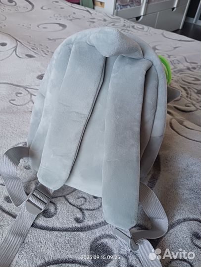 Детский плюшевый рюкзак щенячий патруль Рокки