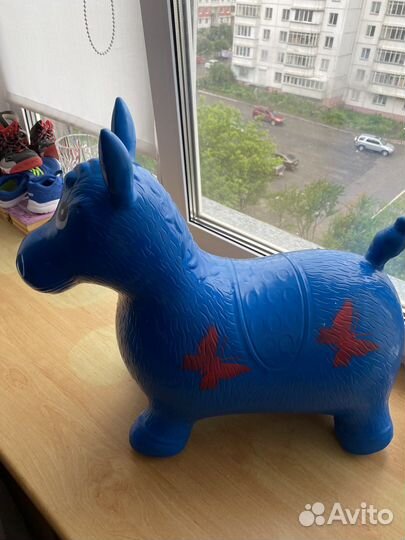 Резиновый ослик прыгун