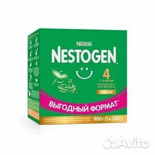 Детское питание смесь nestogen 4