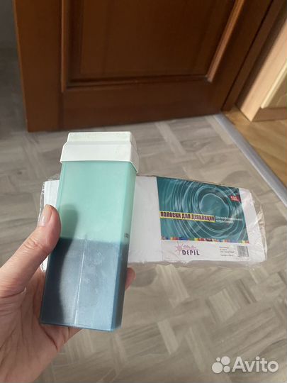 Воск и полоски для депиляции