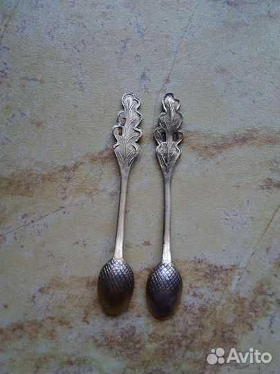 Ложка серебро для соли, специй СССР