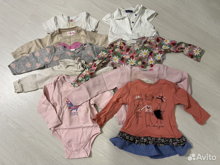 Детские вещи на девочку (1-2 года) пакетом
