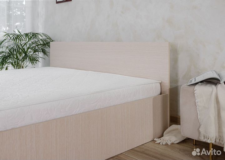 Кровать с матрасом 200х200 евро Милена