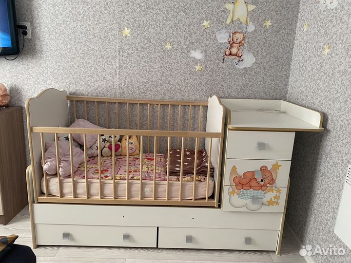 Кровать детская трансформер