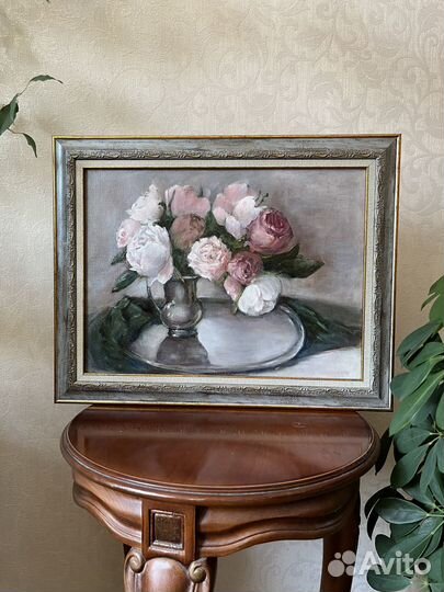 Картина маслом на холсте цветы