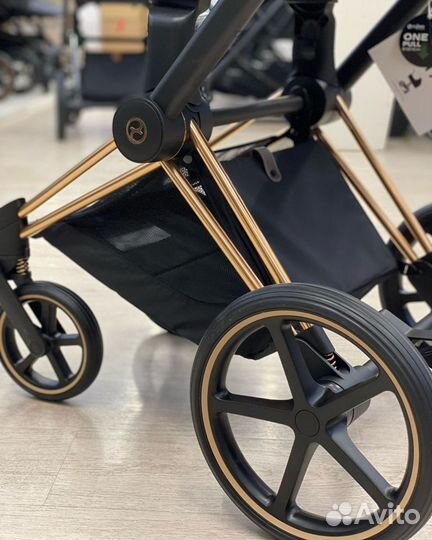 Новая Коляска 2в1 Cybex Priam Gold Leaf Green