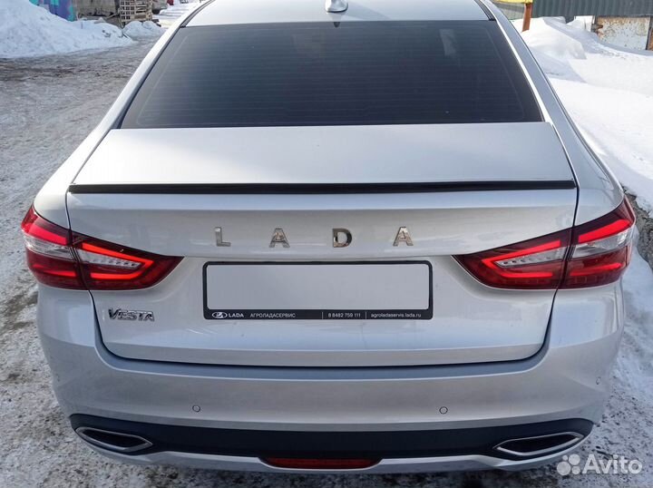 Лип спойлер на LADA Vesta NG