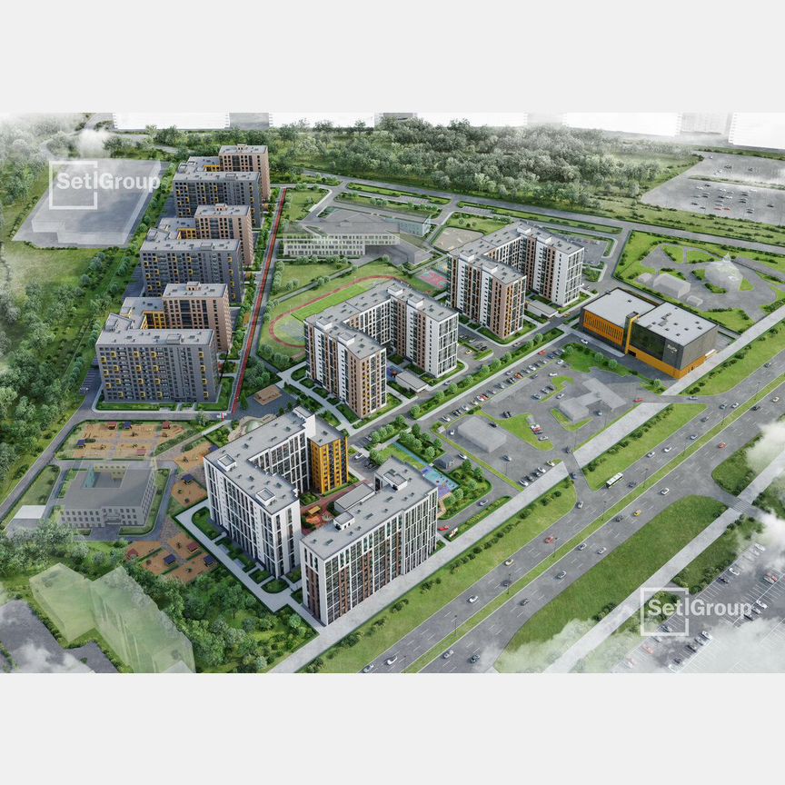 1-к. квартира, 36,7 м², 10/12 эт.