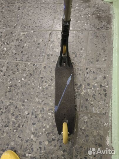 Трюковой самокат кастом парк руль теч Тим титан