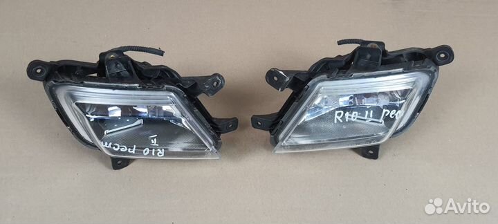 Фара противотуманная Kia Rio 2, рестайлинг, 2009г