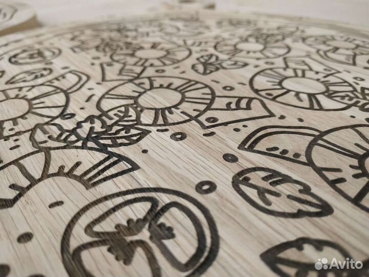 Лазерная резка дерева, фанеры, поролона