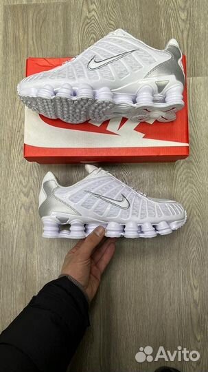 Кроссовки Nike Shox TL White (36-45)