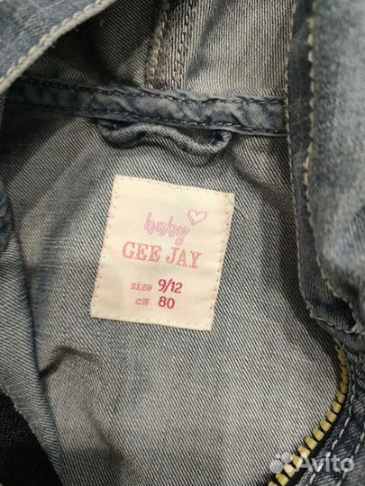 Джинсовая куртка для девочки 80 (джинсовка)