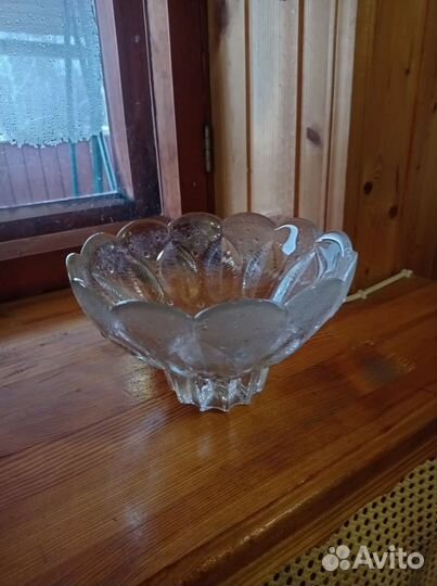 Салатники хрустальные и стекло СССР