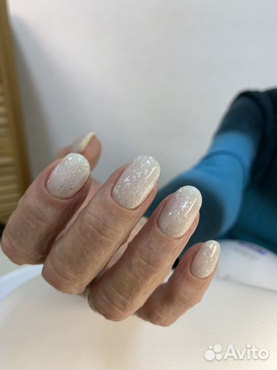 Маникюр комбинированный с покрытием
