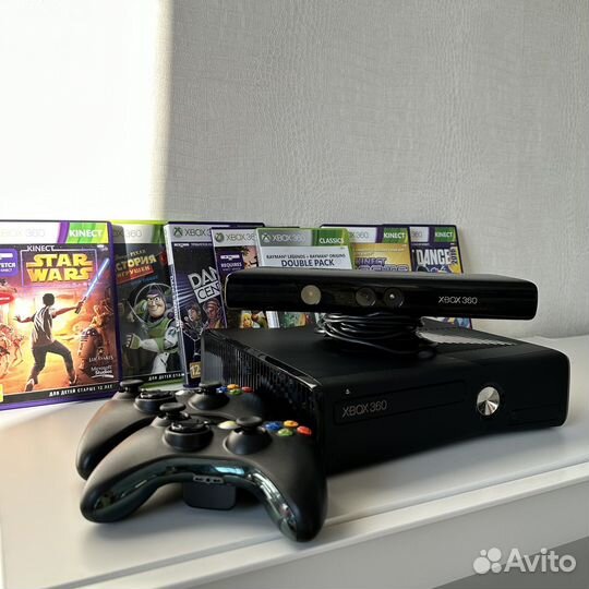 Игровая приставка Microsoft Xbox 360 S+ Kinect