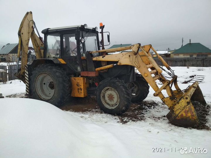 Услуги экскаватора погрузчика мтз