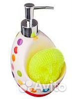 Дозатор (Диспенсер) для моющего средства с губкой