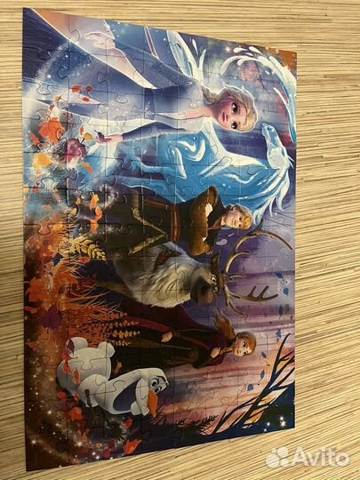 Пазл холодное сердце 100