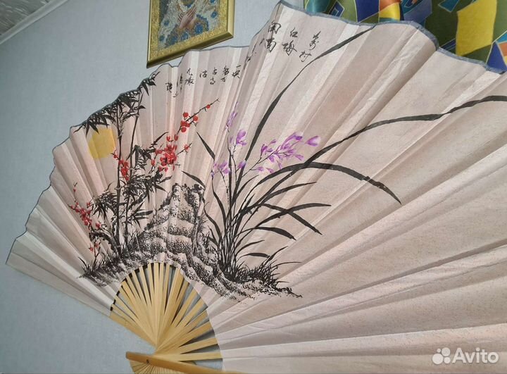 Веер настенный декоративный