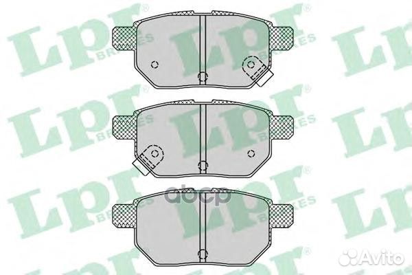 Колодки тормозные дисковые 05P1312 Lpr