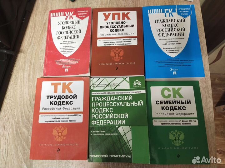 Кодексы, пособие