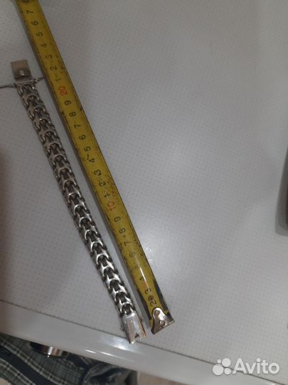 Серебряный браслет мужской 925