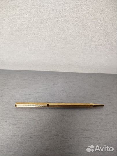 Ручка шариковая золотая
