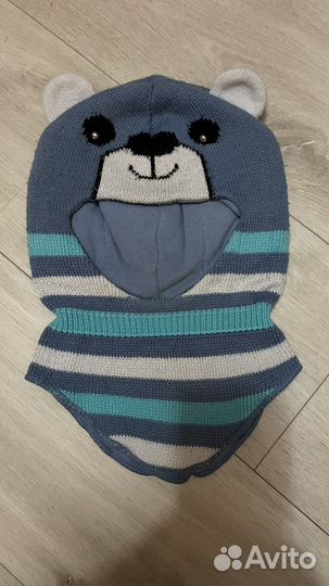 Шапка шлем зимний