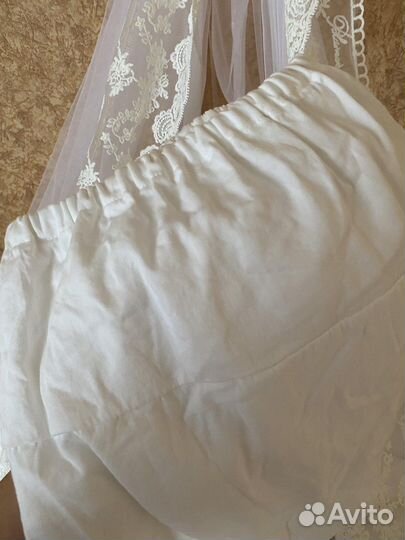 Простынь детская на резинке овал 120х60