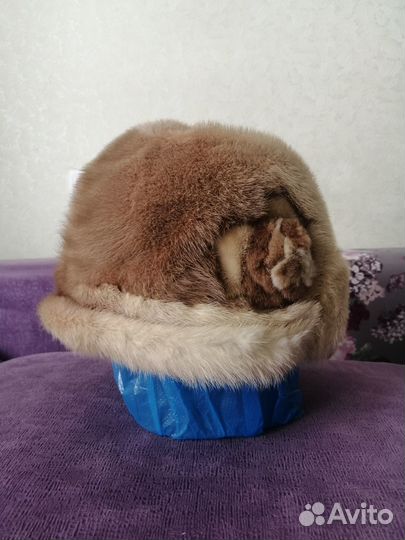 Шапка норковая женская