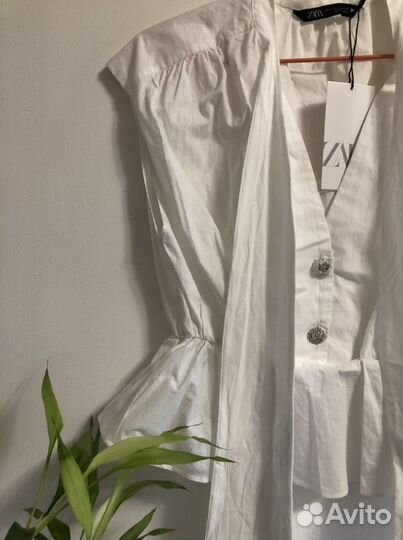 Рубашка белая Zara