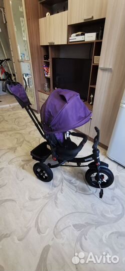 Трехколесный велосипед с родительской ручкой