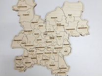 Карта пазл Кировской области