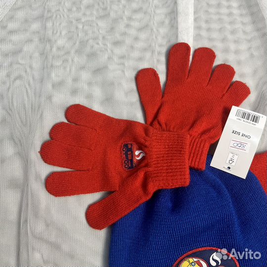 Комплект детский перчатки+шарф+шапка, европа