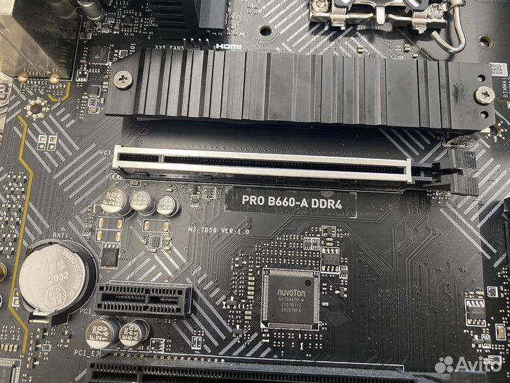 Материнская плата msi b660-a + Kingston fury 32 Гб