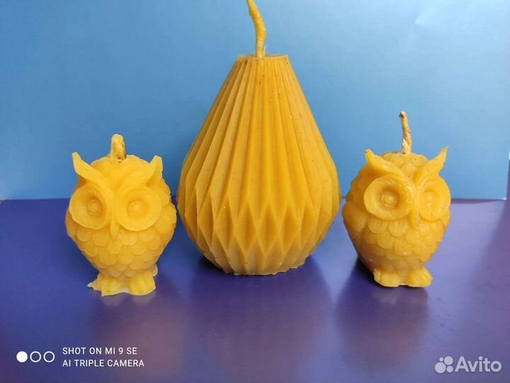 Свечи из натурального воска