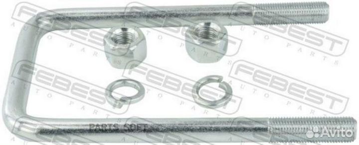 Скоба задн рессоры mitsubishi L200 05- 0433-001 febest 0433001