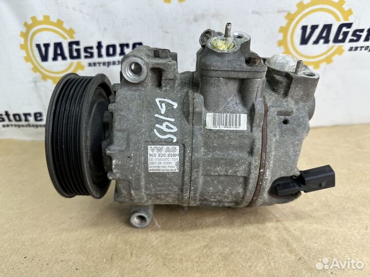 Компрессор кондиционера Audi A3 8P 2006 1.6 BSE